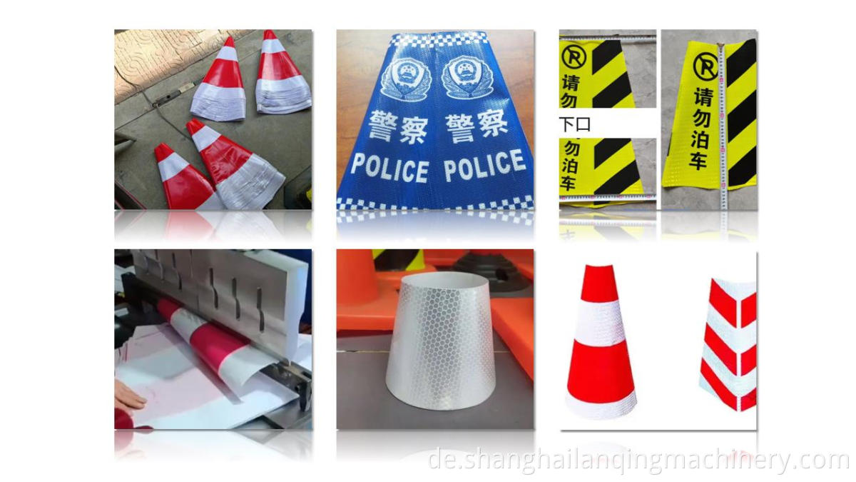 Road cone foot stepping high-frequency welders